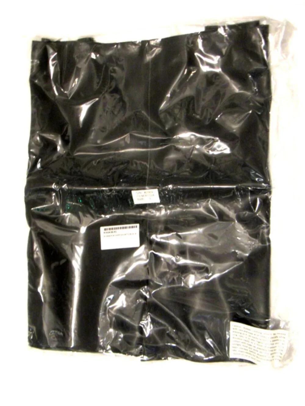 Men's Classic Latex Rubber Boxer Shorts Honour, New Black L